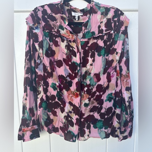 Reiss Tops - REISS PHOENIX FLORAL PRINTED BLOUSE‎ sz 6
